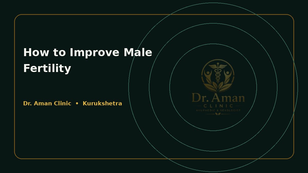 How to Improve Male Fertility Naturally: An Ayurvedic Guide